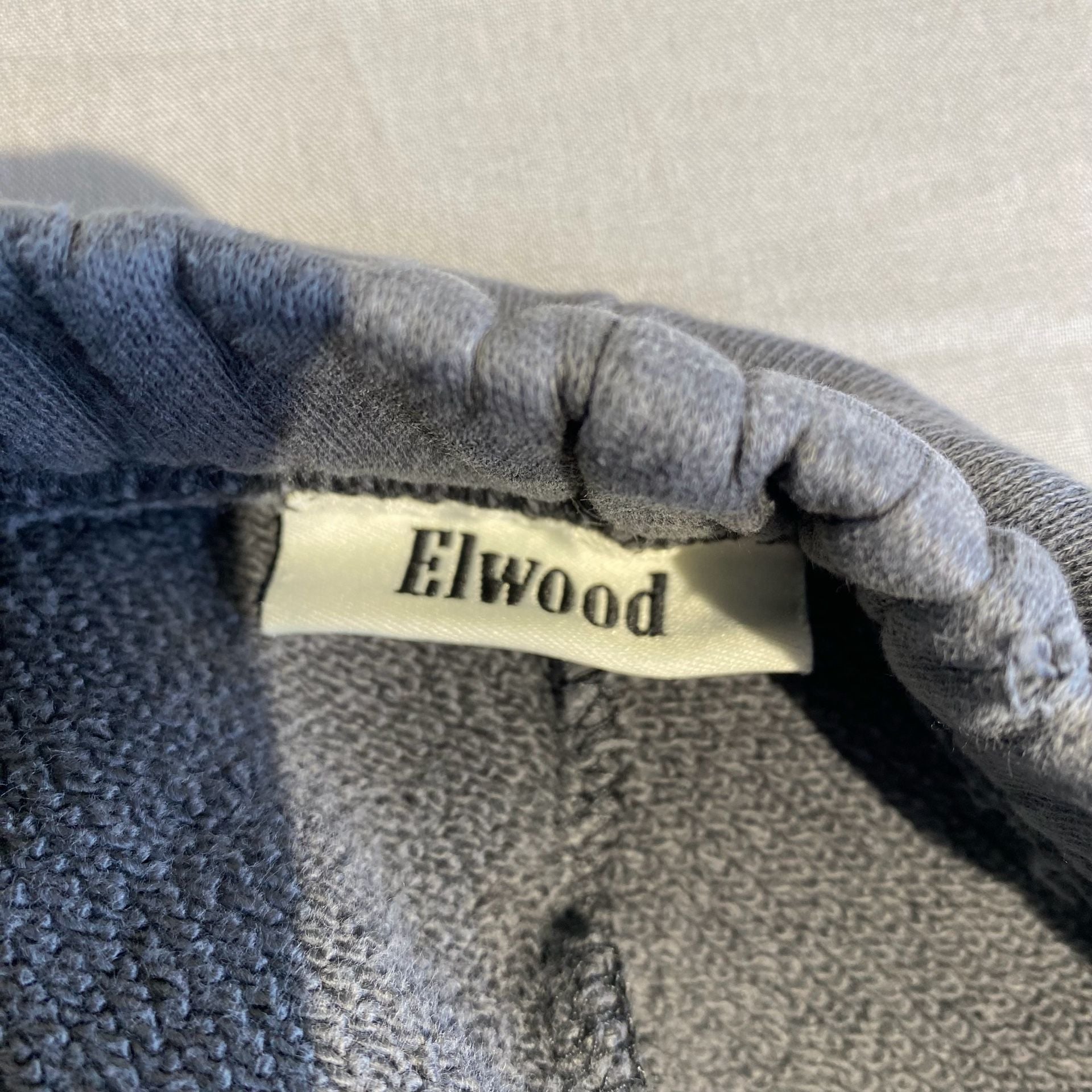 Elwood Sweatpants Size S Gray Organic Cotton Distressed Lounge Pants 4