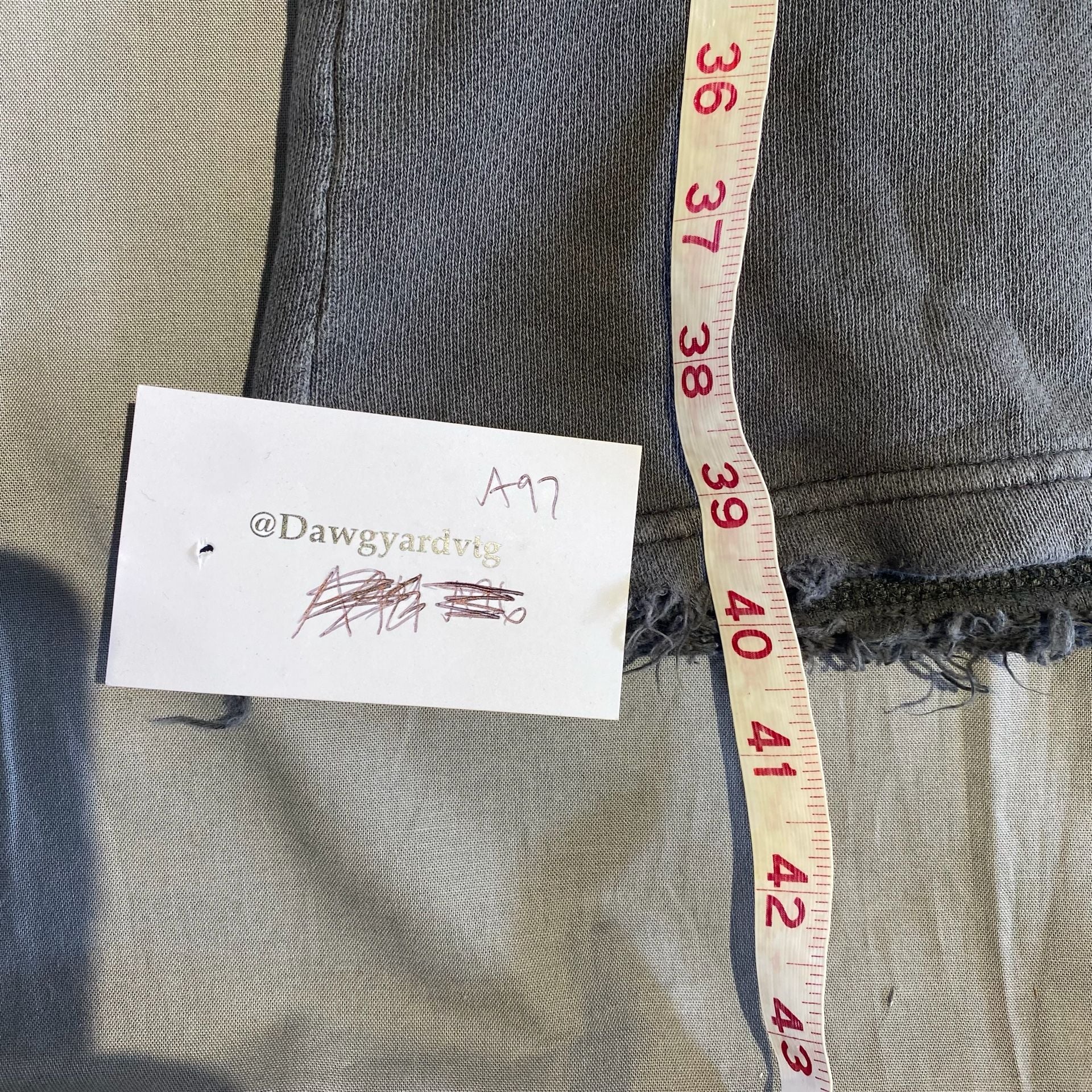 Elwood Sweatpants Size S Gray Organic Cotton Distressed Lounge Pants 8
