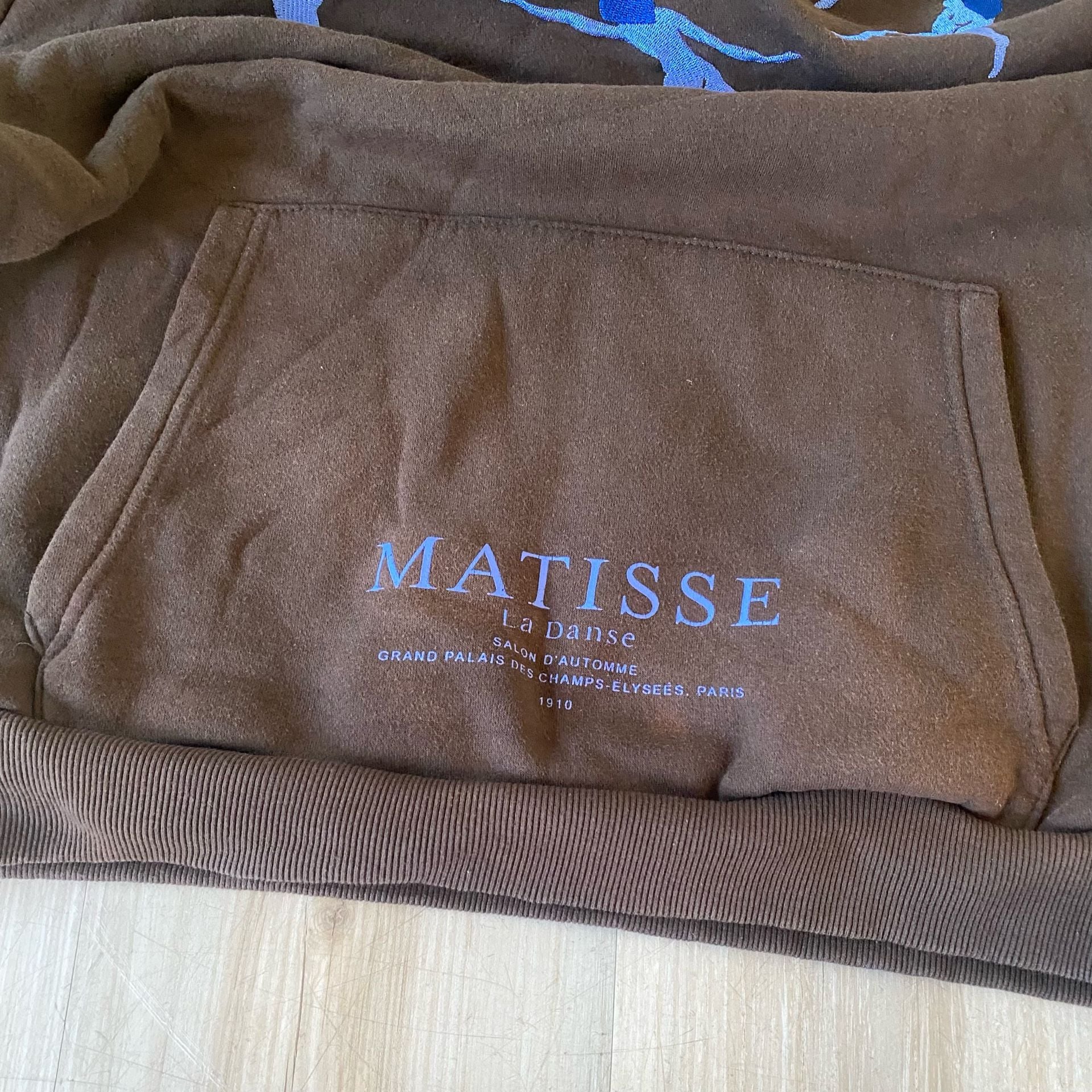 Henri Matisse La Danse Hoodie Size L Brown Art Graphic Pullover 7