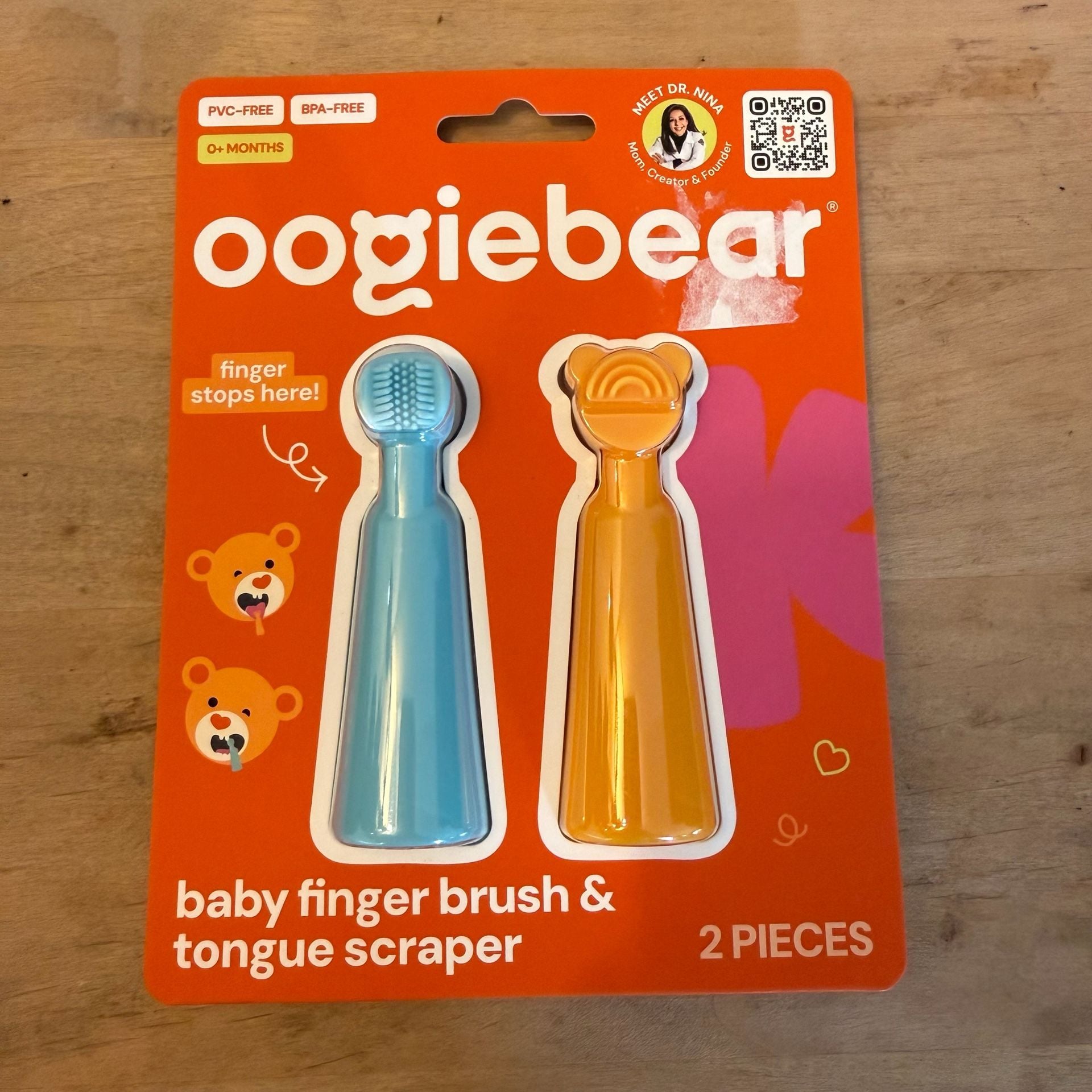 Oogiebear Baby Finger Brush And Tongue Scraper 1