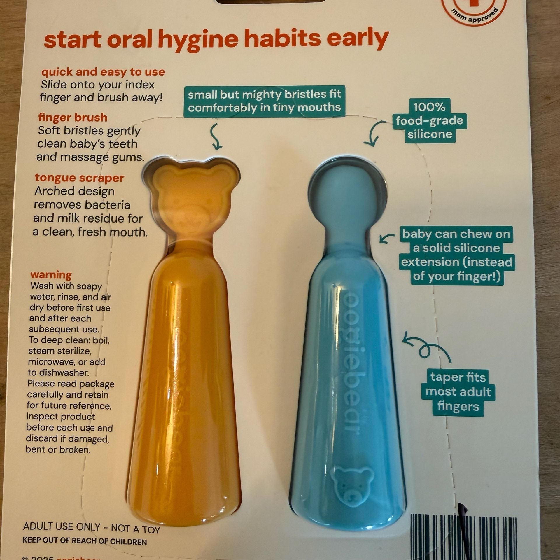 Oogiebear Baby Finger Brush And Tongue Scraper 4