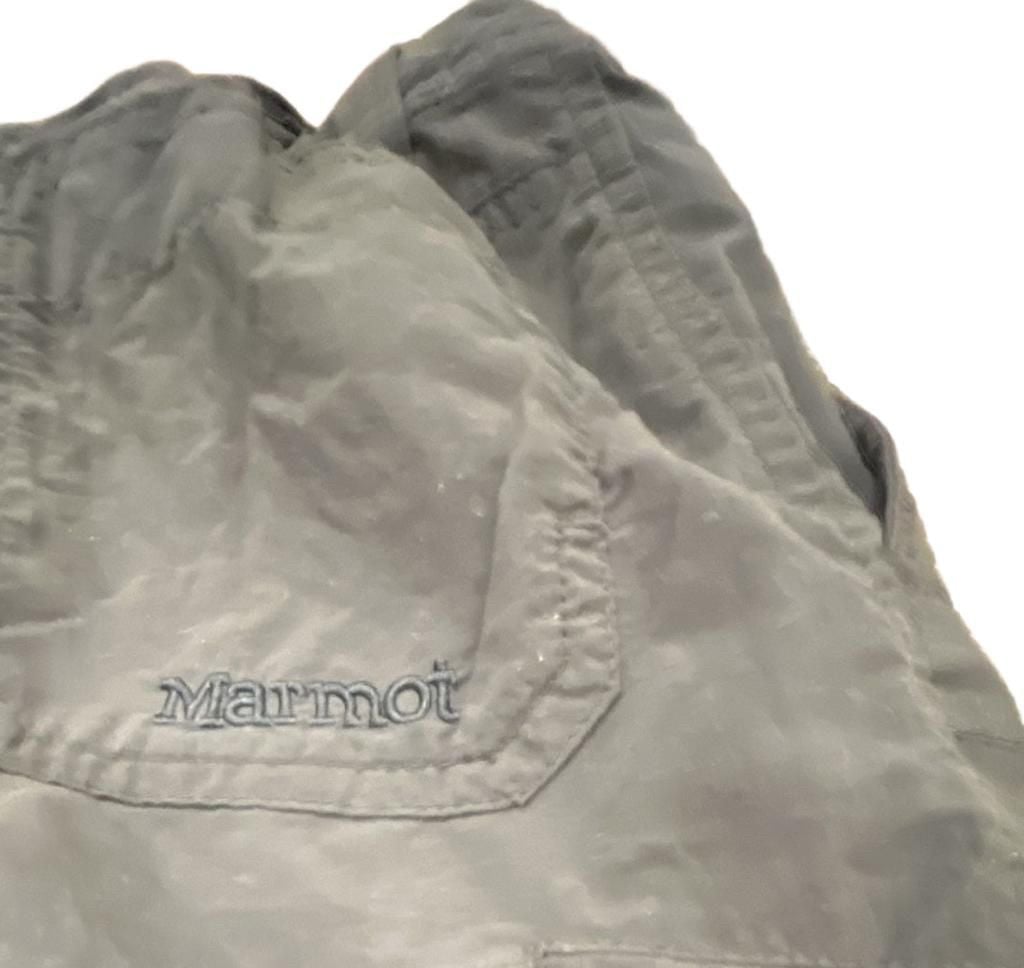 Marmot Convertible Hiking Pants Size S Grey Zip Off Legs 5