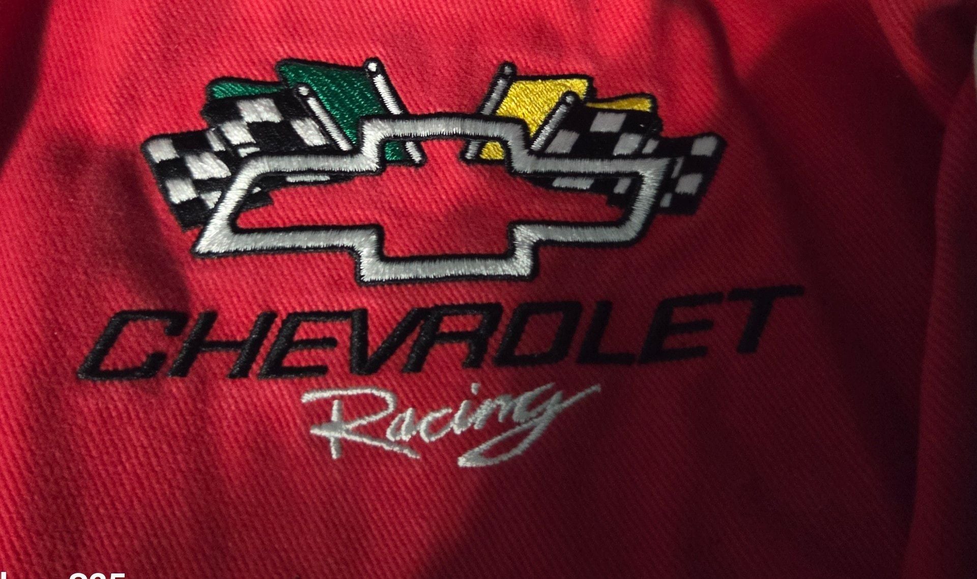 Racing Champions Chevrolet Racing Nascar Jacket Size S Red Black 3