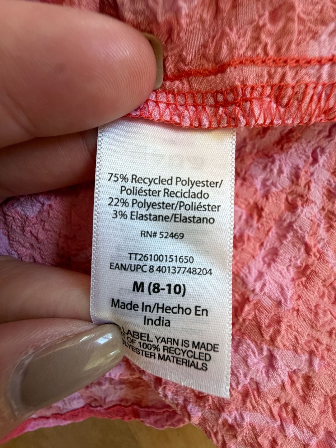 Time And Tru Puff Sleeve Dress Size M (8-10) Pink Floral 13