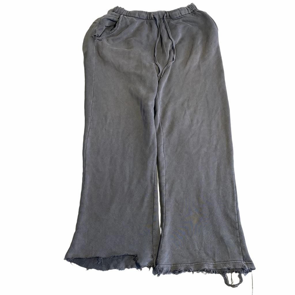 Elwood Sweatpants Size S Gray Organic Cotton Distressed Lounge Pants 2