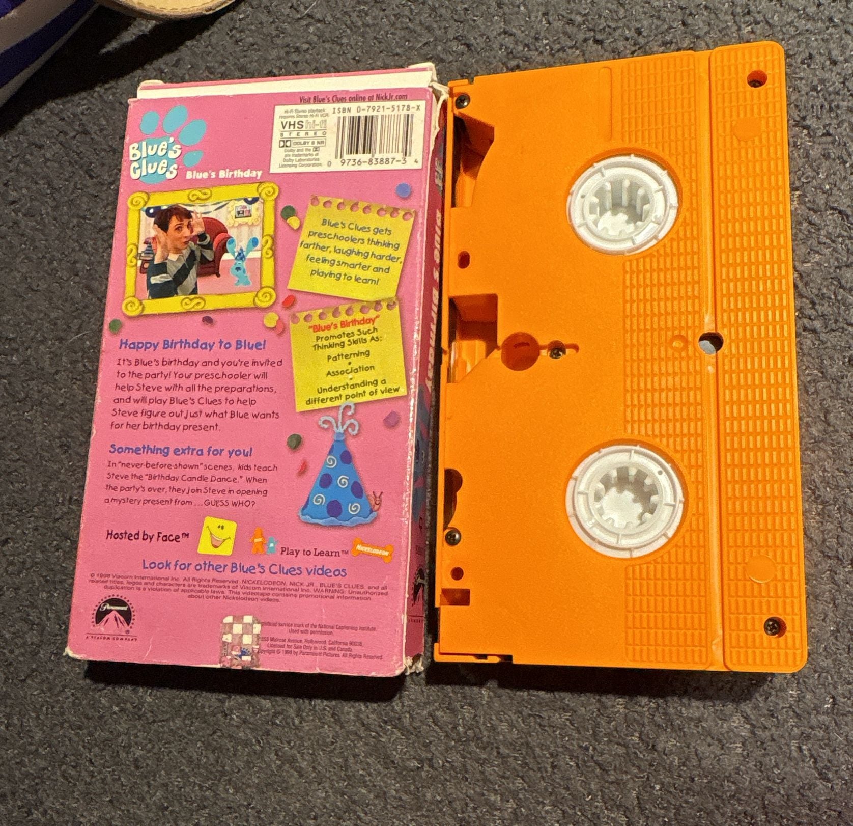 Blue's Clues Blue's Birthday VHS 2