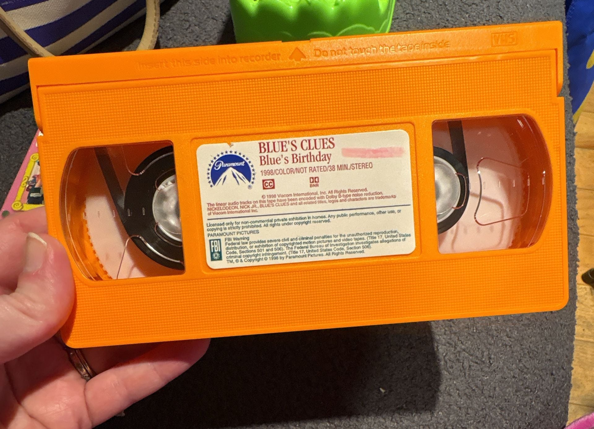Blue's Clues Blue's Birthday VHS 3