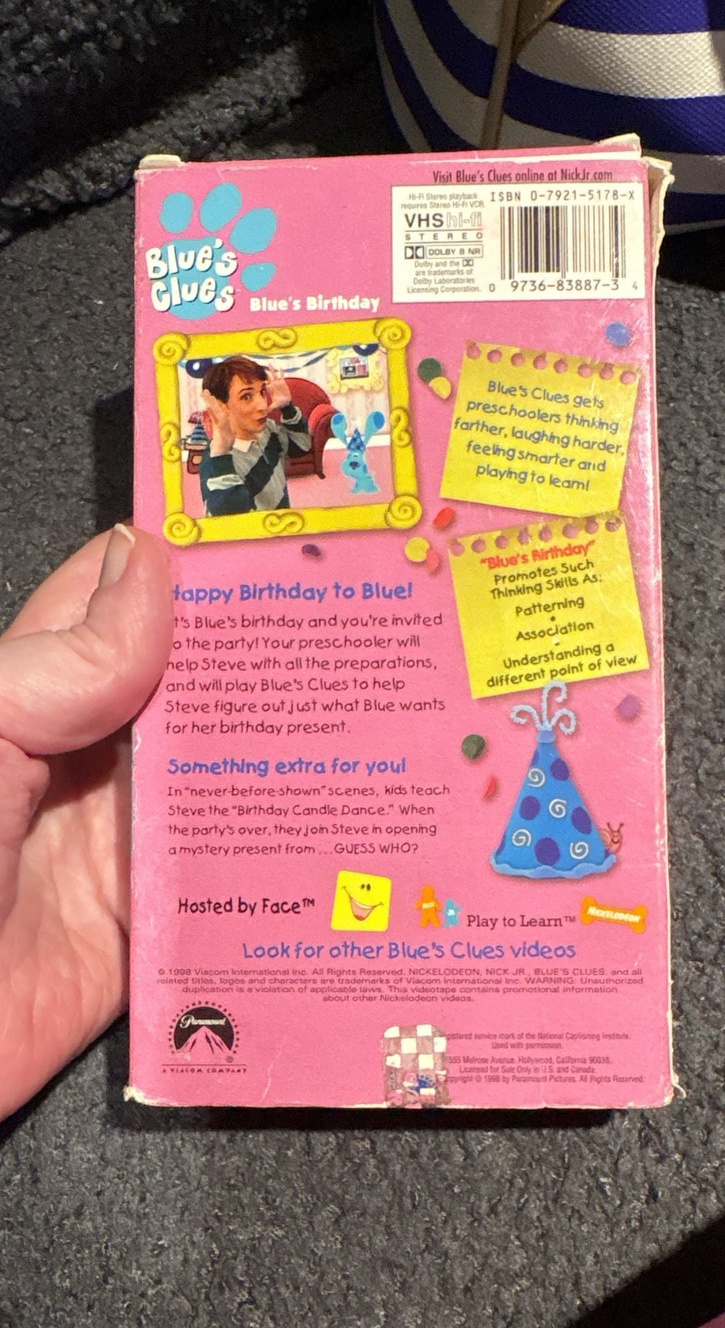 Blue's Clues Blue's Birthday VHS 4