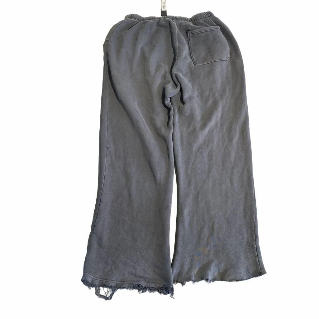Elwood Sweatpants Size S Gray Organic Cotton Distressed Lounge Pants 3