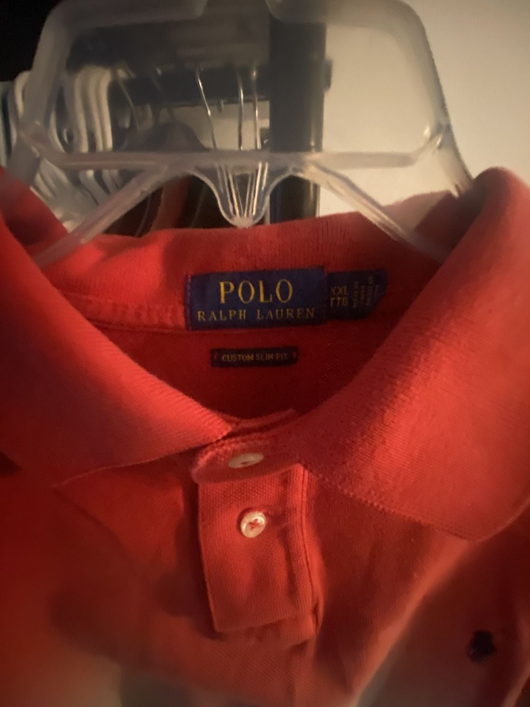 Polo Ralph Lauren Ombre Dip Dye Polo Size XXL Red White Blue 3