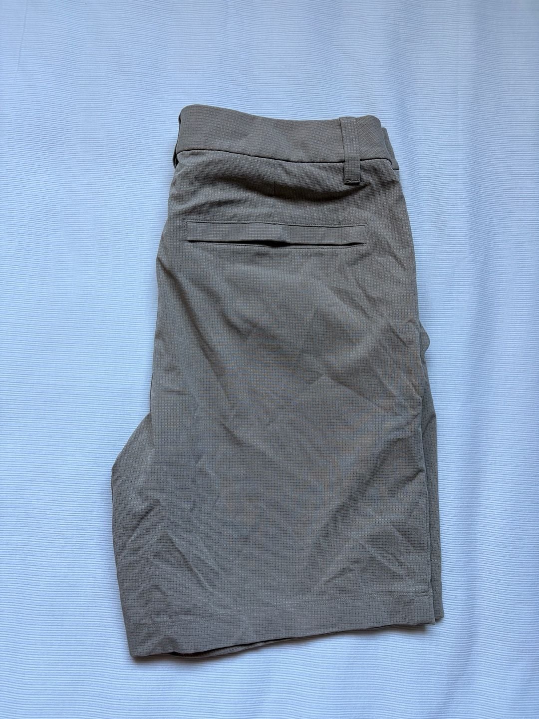 Lululemon Commission Short Size 31 Tan Grid Weave 3