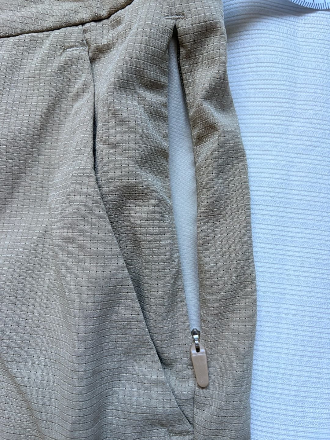Lululemon Commission Short Size 31 Tan Grid Weave 7