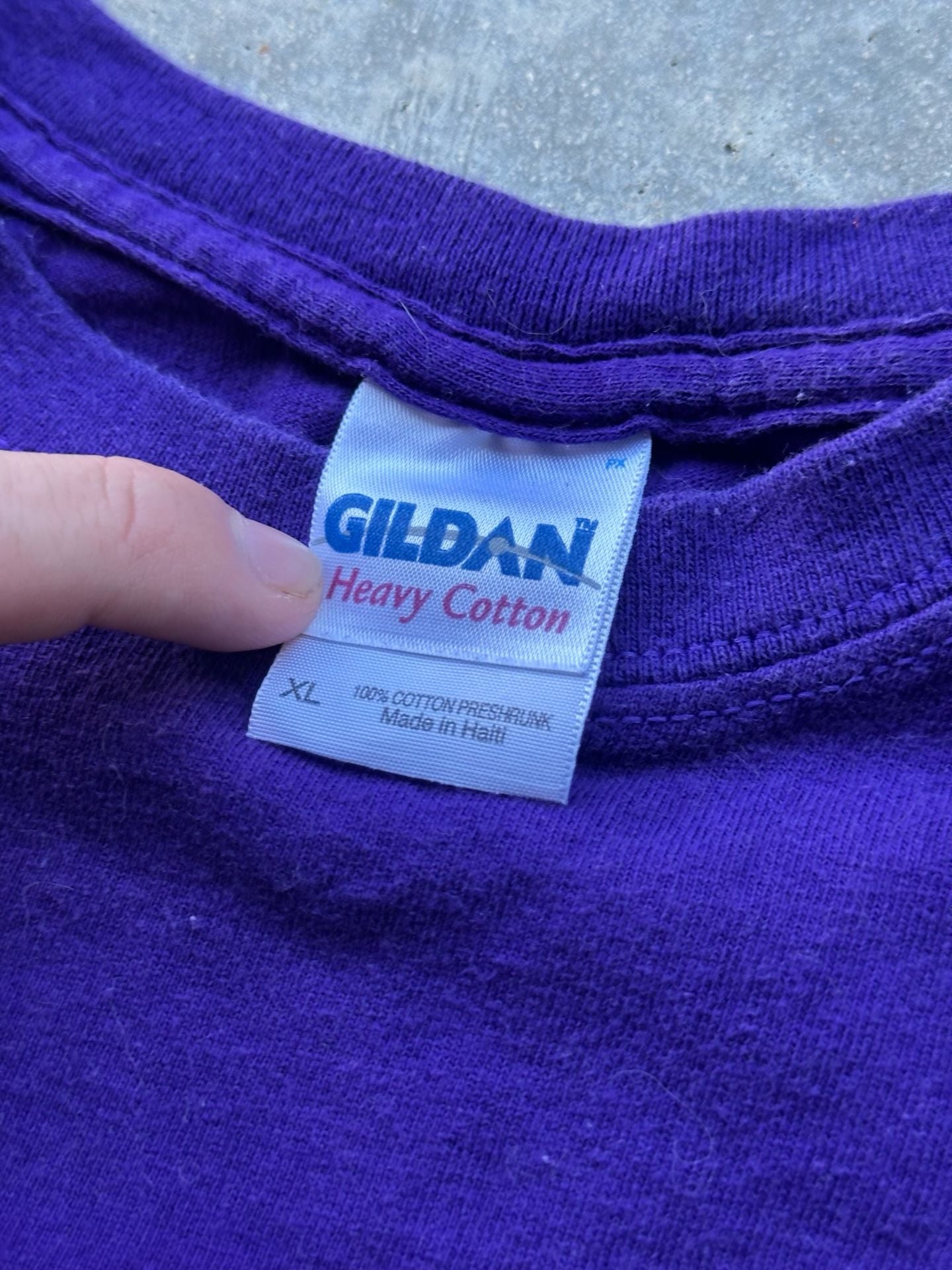 Gildan Minnesota Vikings Brett Favre 4 T-Shirt XL Purple NFL 4
