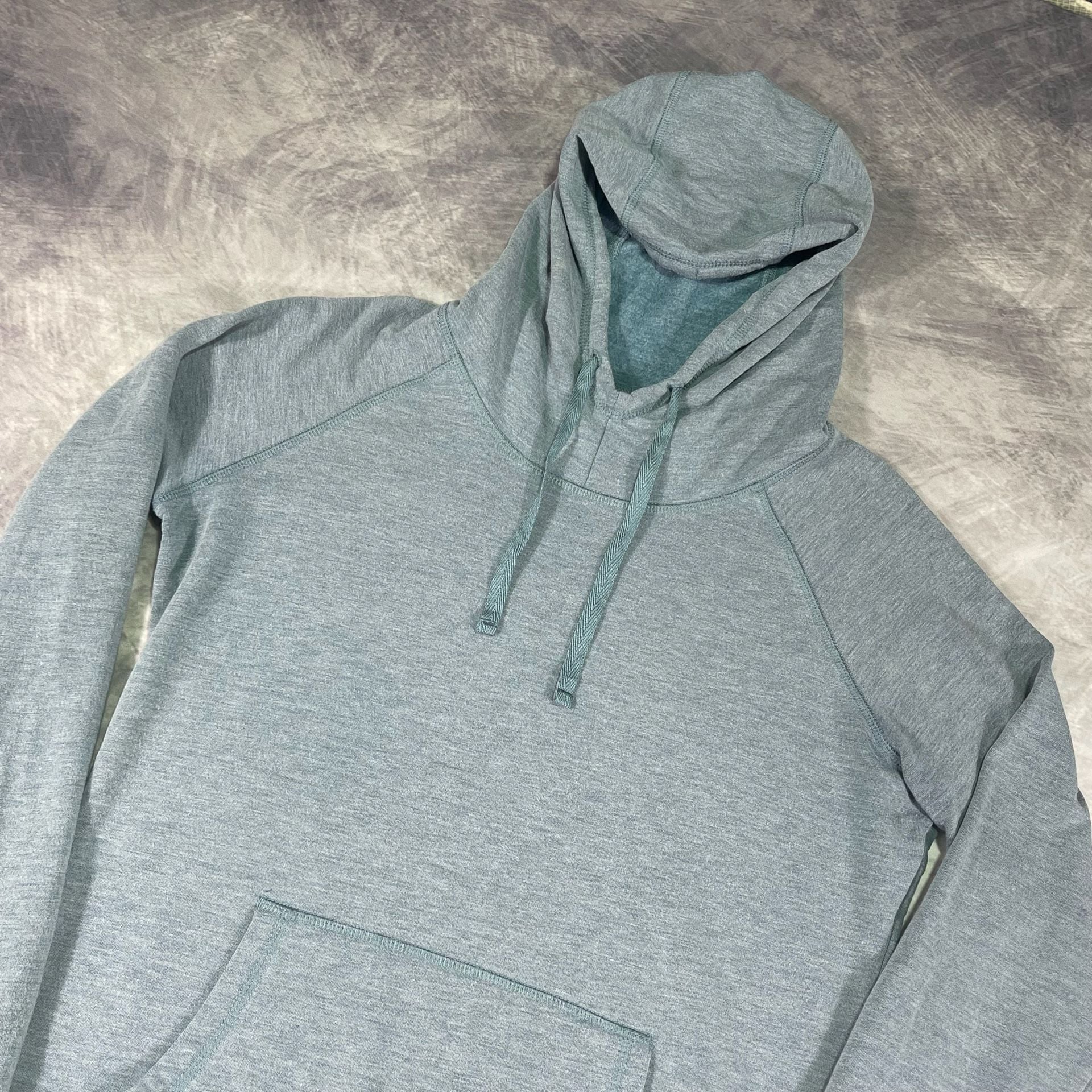 Free Fly Performance Bamboo Hoodie Size S Heathered Green 2