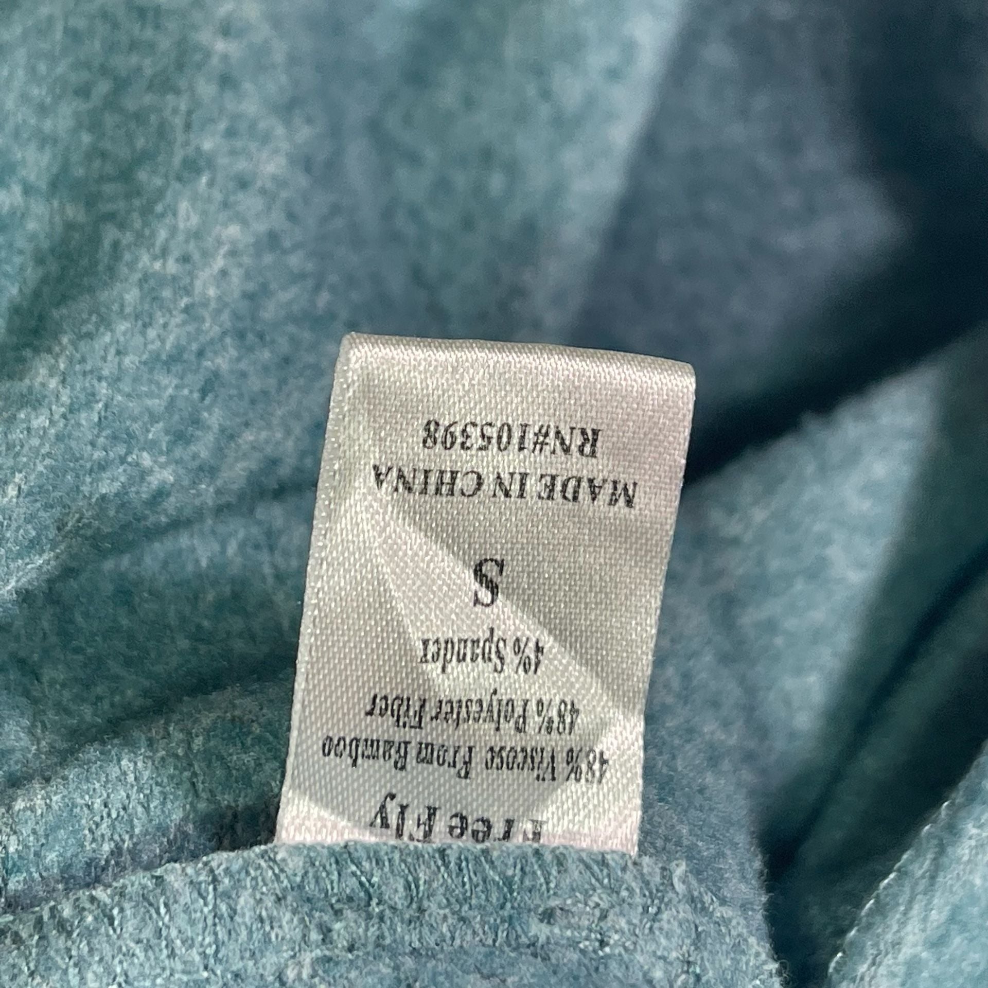 Free Fly Performance Bamboo Hoodie Size S Heathered Green 6