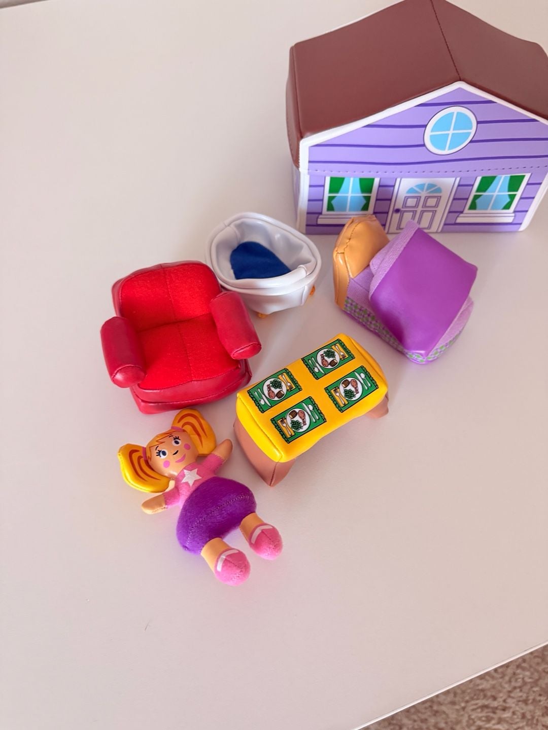 Lakeshore Soft Play Dollhouse With Furniture And Doll 2