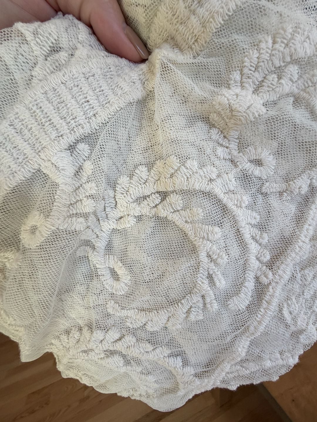 Do Everything In Love Lace Kimono Cardigan Size O/S Cream 11