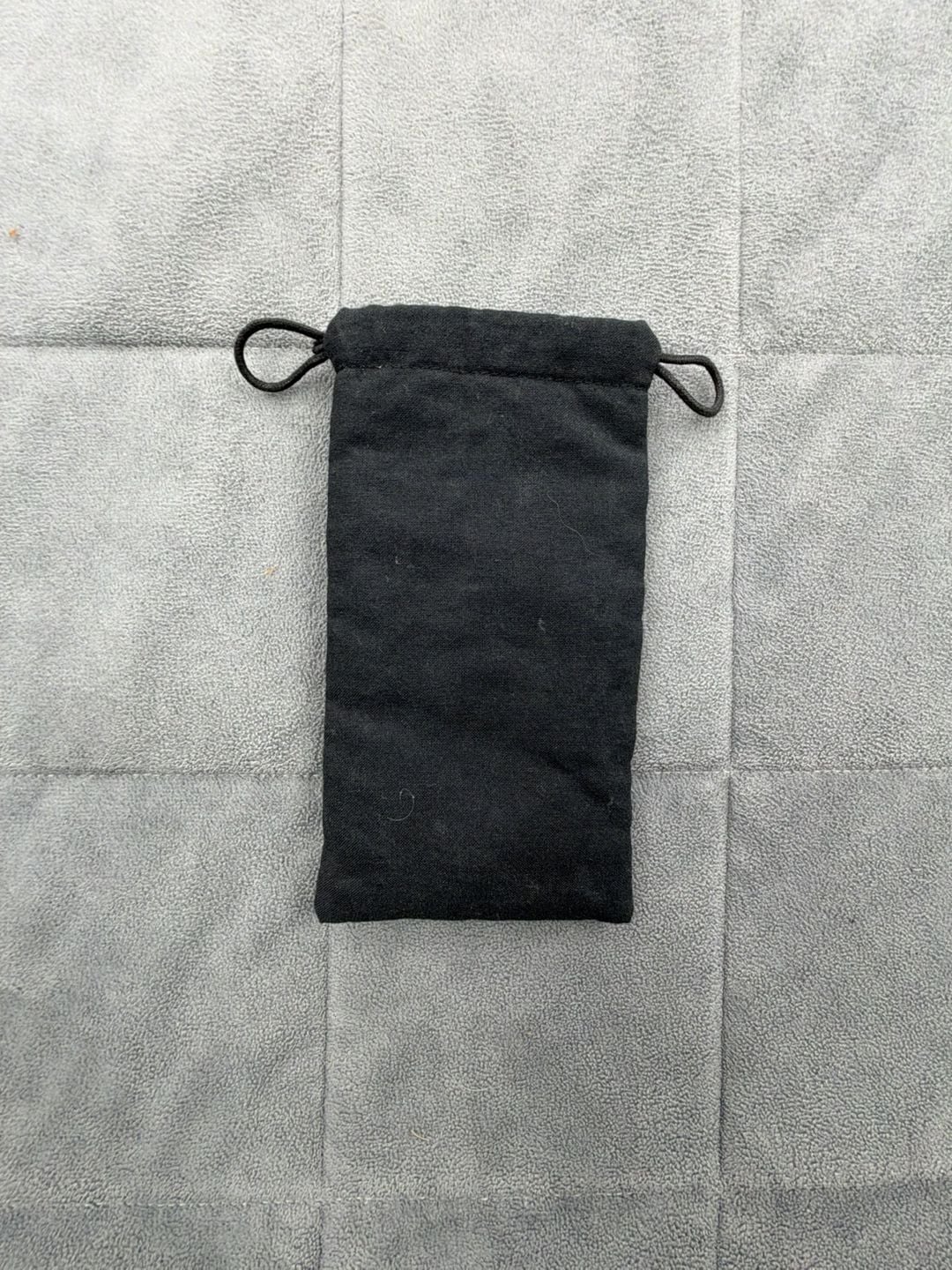 Chanel Black Drawstring Sunglasses Pouch Made In Italy 3
