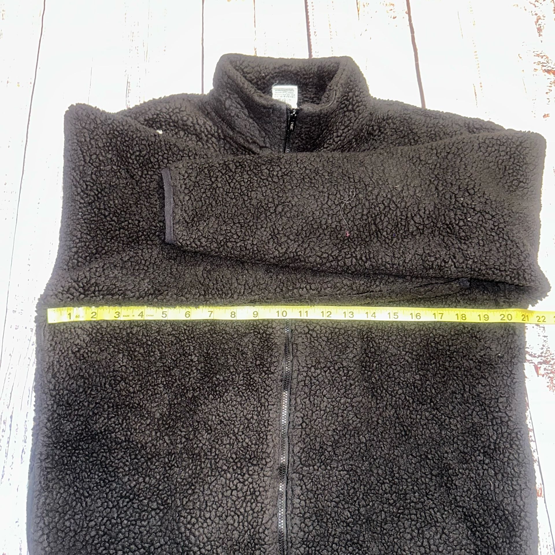 Victoria's Secret PINK Sherpa Full Zip Fleece Jacket Size XS Black 4