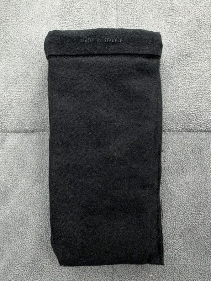 Chanel Black Drawstring Sunglasses Pouch Made In Italy 2