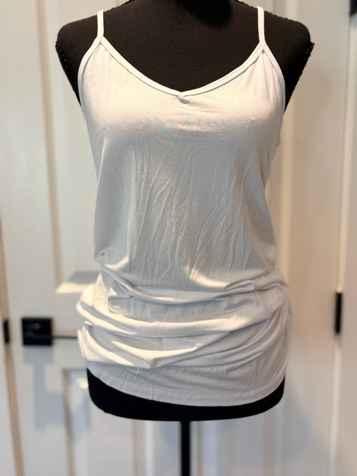 Fashion Camisole Size M White Cami Tank Top (184) 2