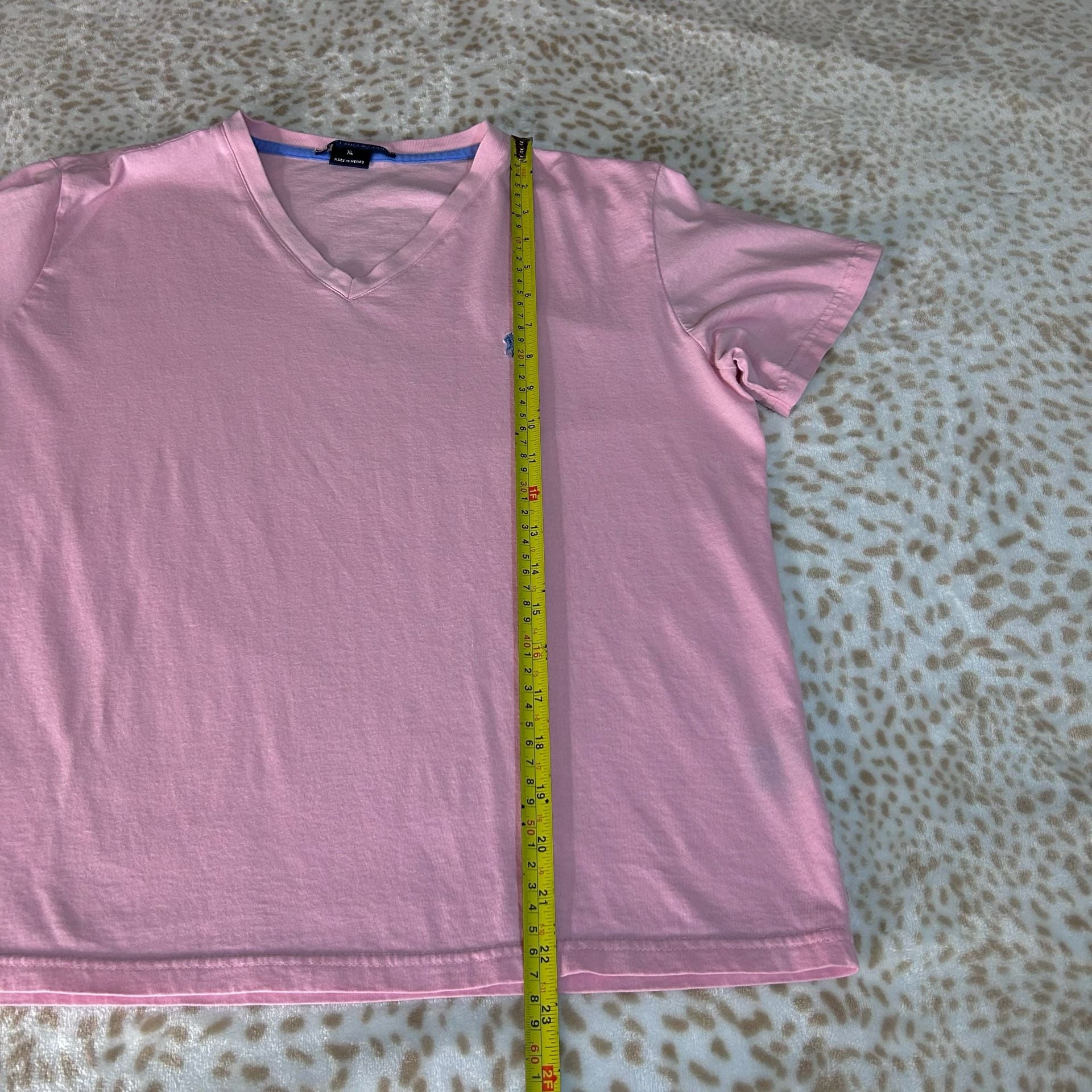 Ralph Lauren Sport V-Neck T-Shirt Size XL Pink 5