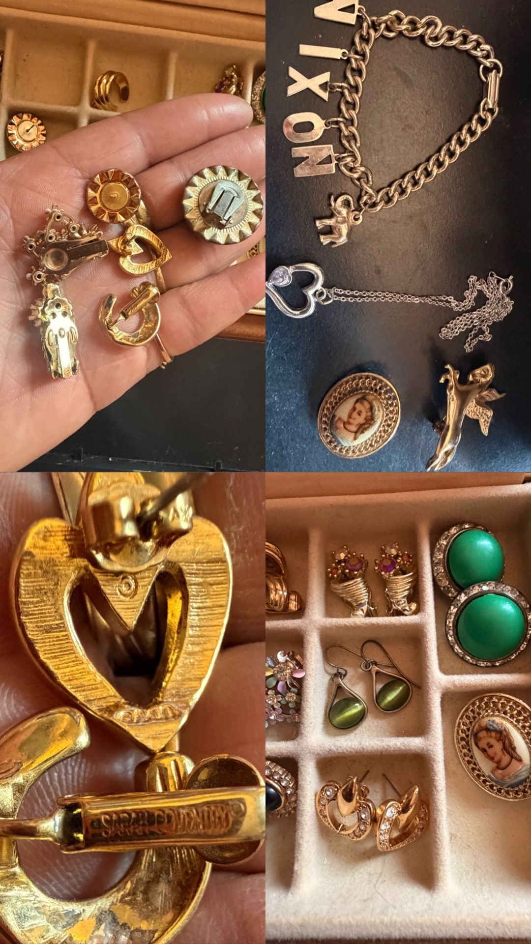 Vintage Jewelry Box & Lot 2