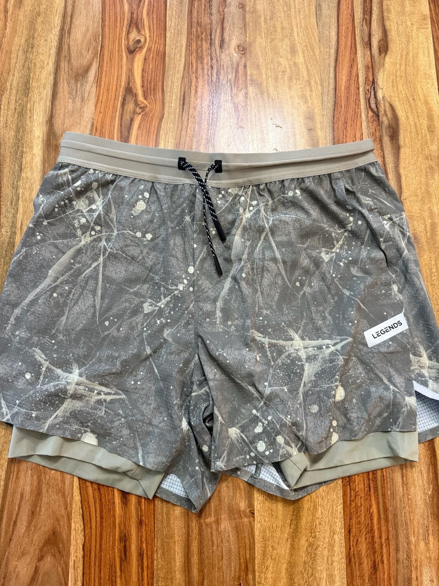 Legends Forum Lite 2-In-1 Shorts Size L Saltwater Thyme 2