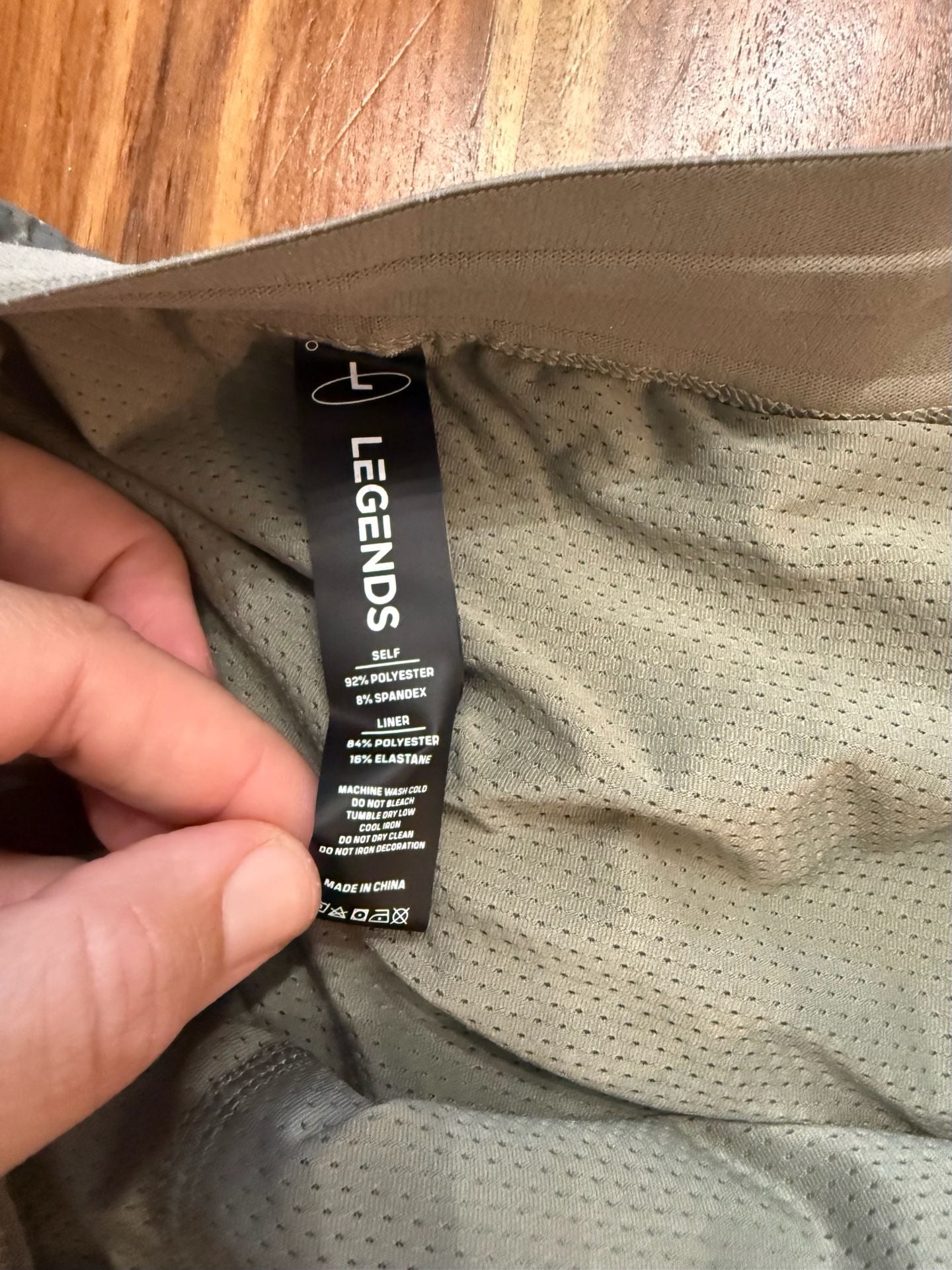 Legends Forum Lite 2-In-1 Shorts Size L Saltwater Thyme 5