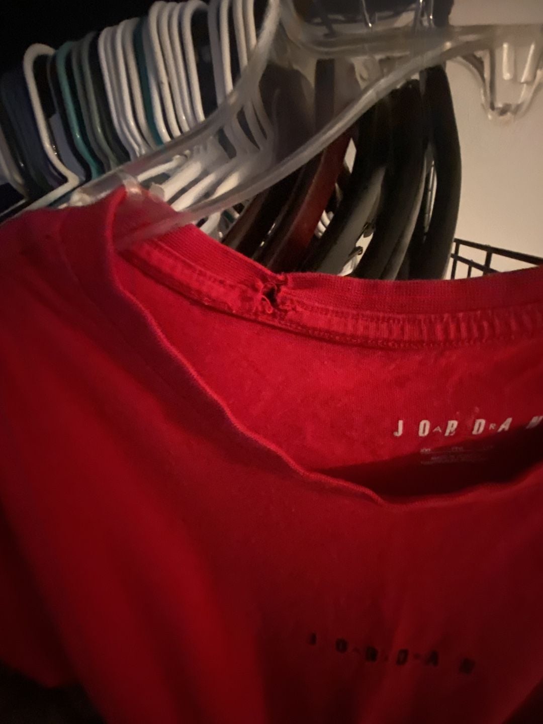 Jordan T-Shirt Size XXL Red Embroidered Logo Short Sleeve 4