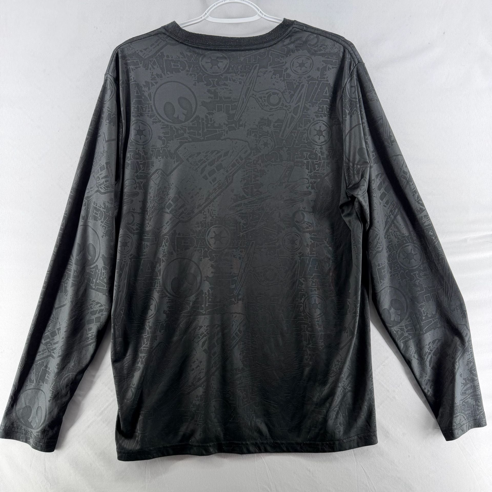1665 Star Wars All Over Print Long Sleeve Graphic T-Shirt Size Large 3