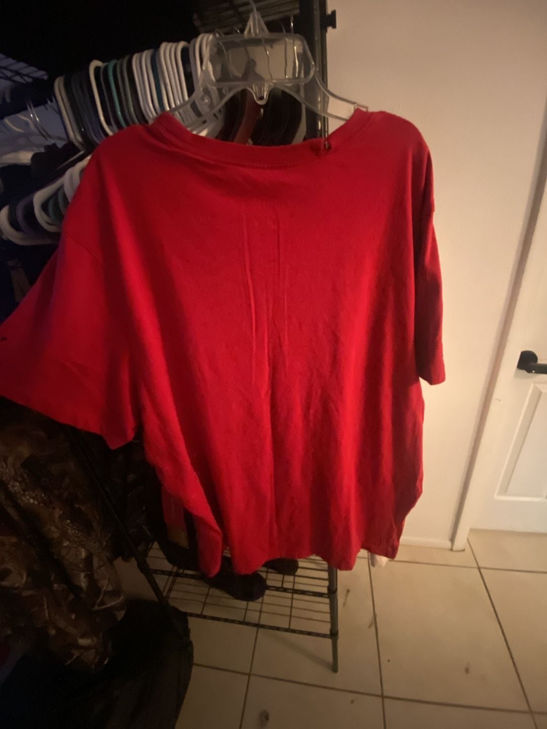 Jordan T-Shirt Size XXL Red Embroidered Logo Short Sleeve 5
