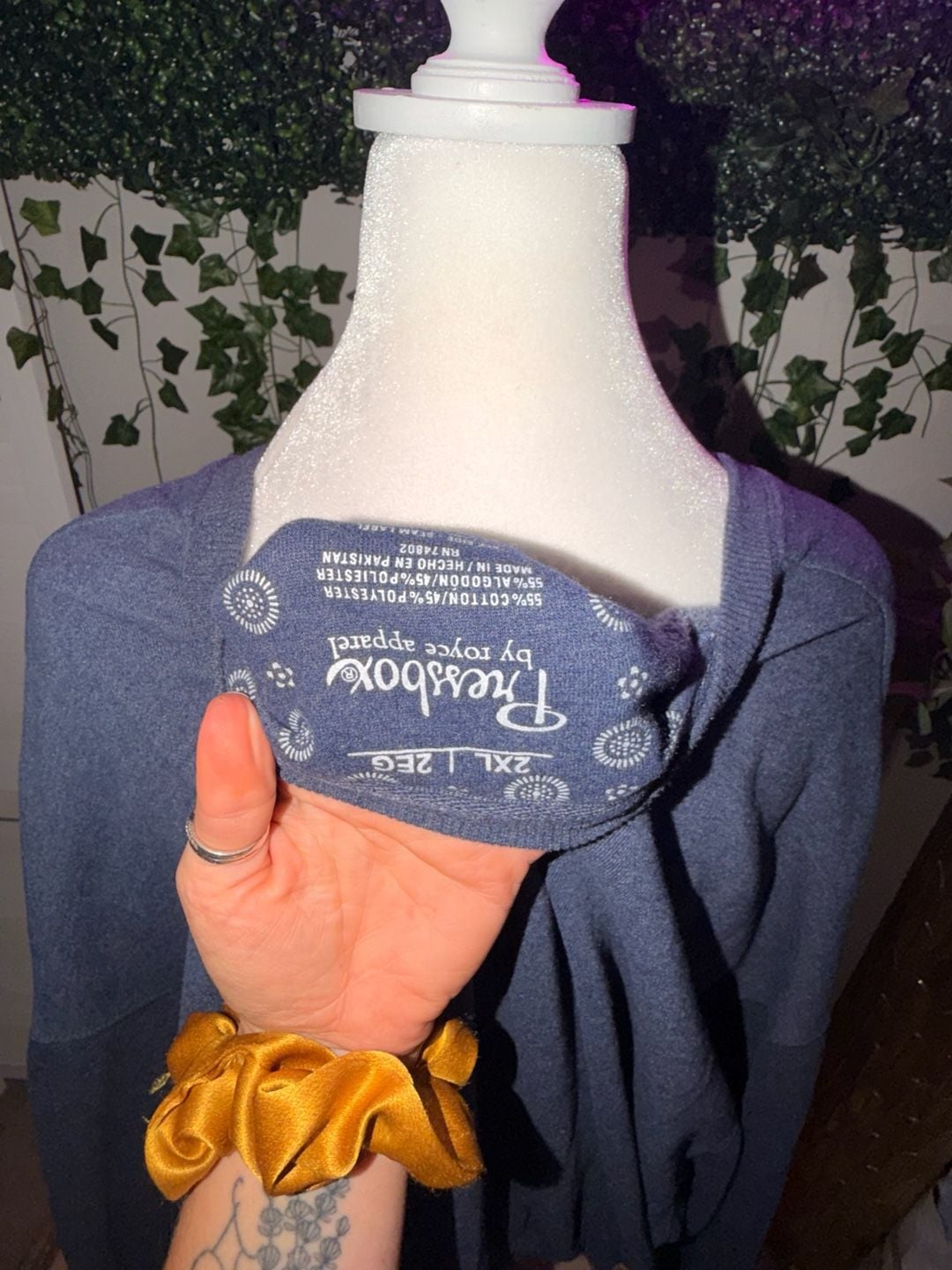 Pressbox Michigan Wolverines Sweatshirt Size 2XL Navy Blue Crewneck 4