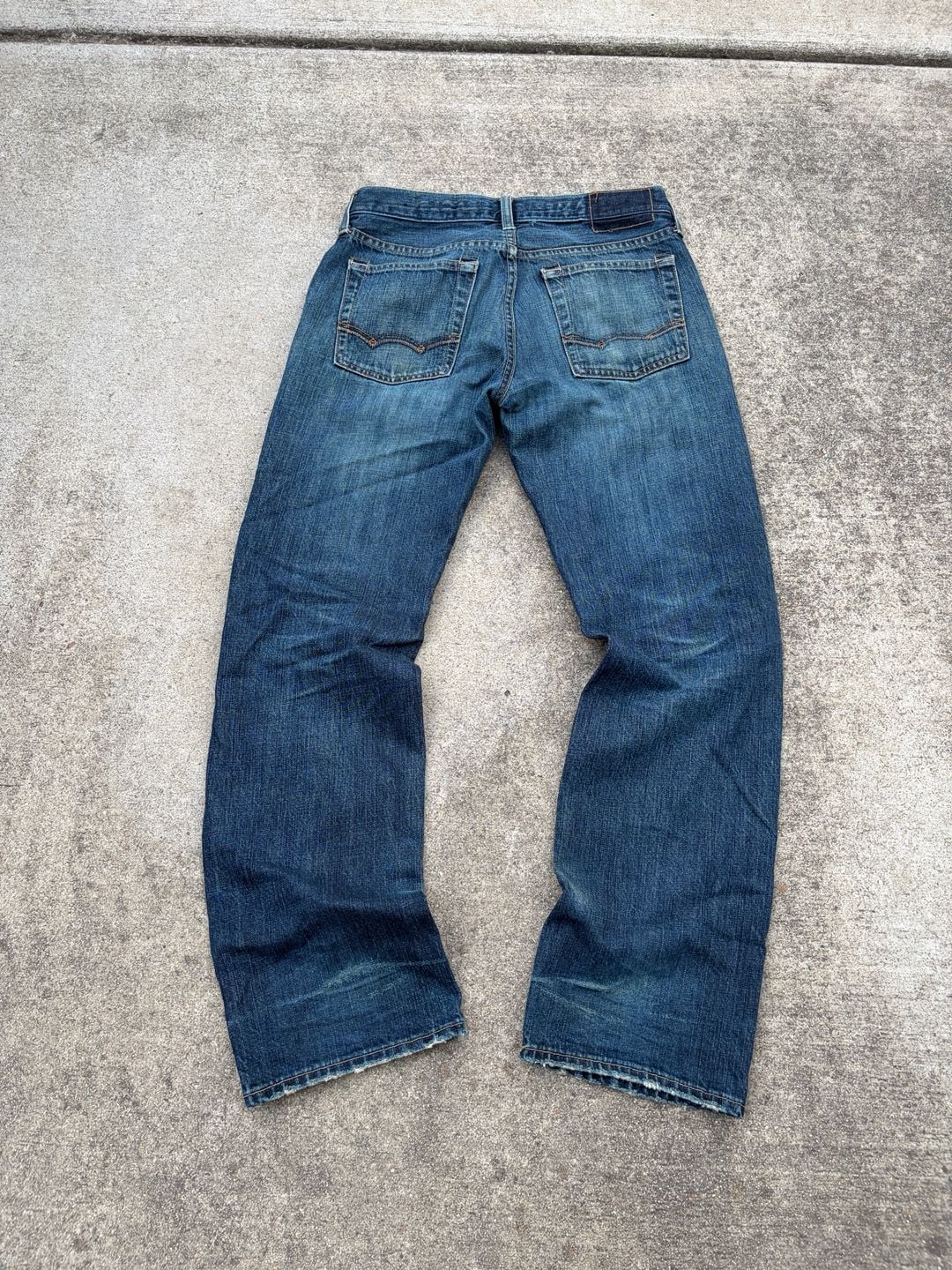 American Eagle Jeans Blue Denim Distressed 5