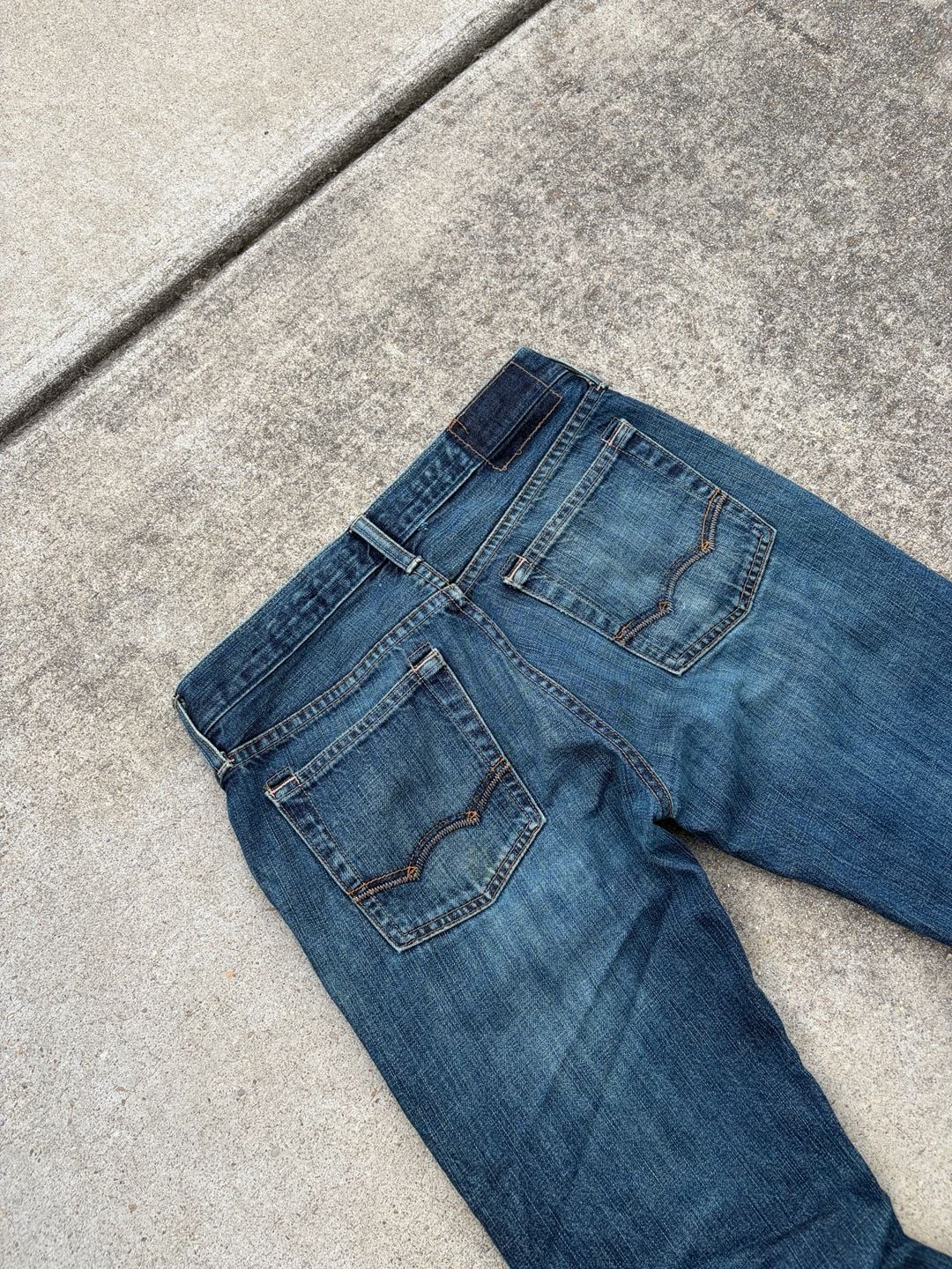 American Eagle Jeans Blue Denim Distressed 6