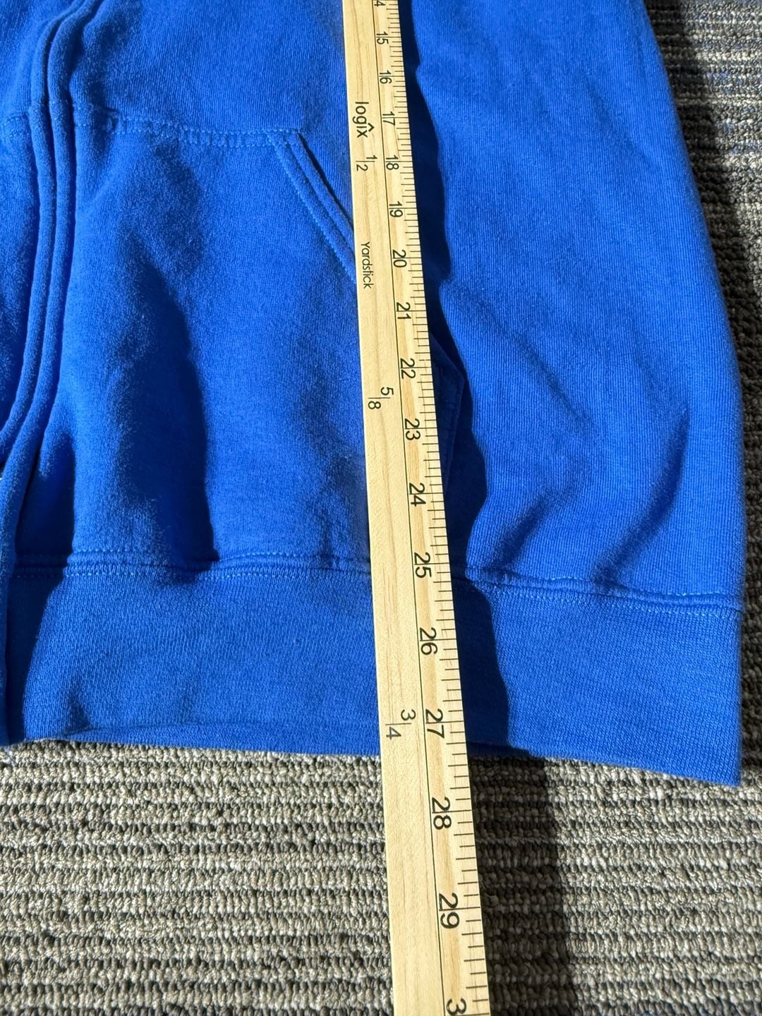 Gildan Pitt Panthers Zip Up Hoodie Size L Blue Fleece 5