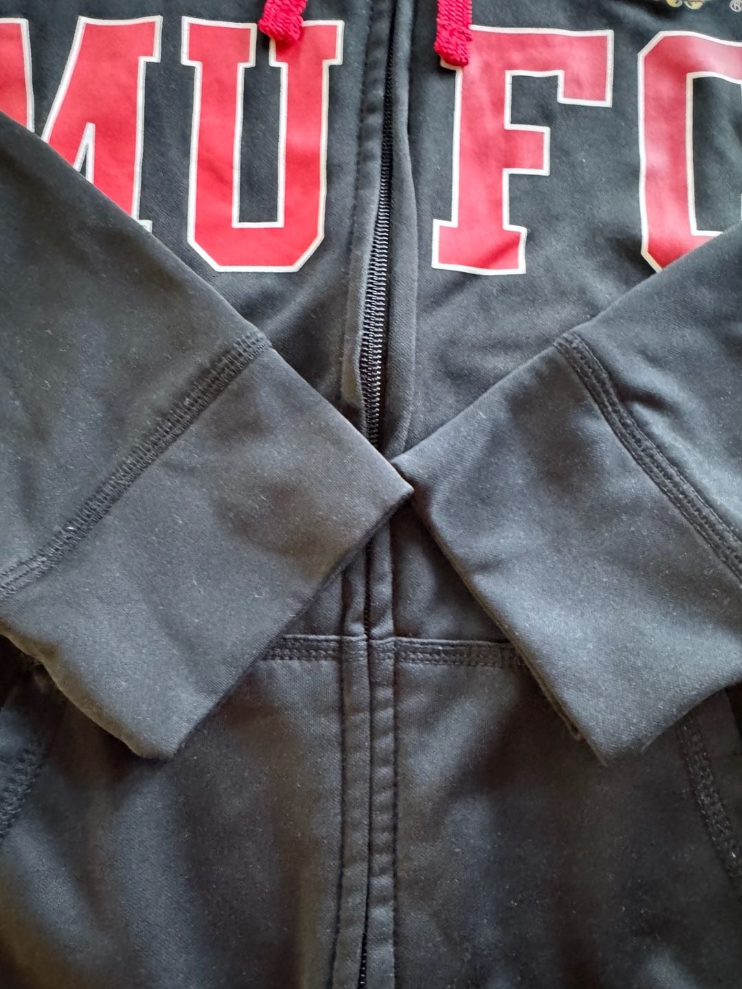 Manchester United Licensed Mufc Full Zip Hoodie Size M 3