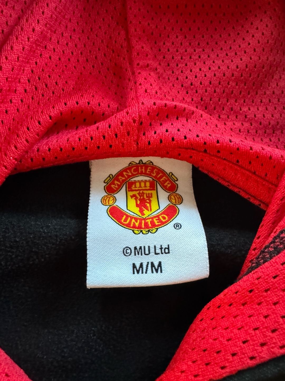 Manchester United Licensed Mufc Full Zip Hoodie Size M 5