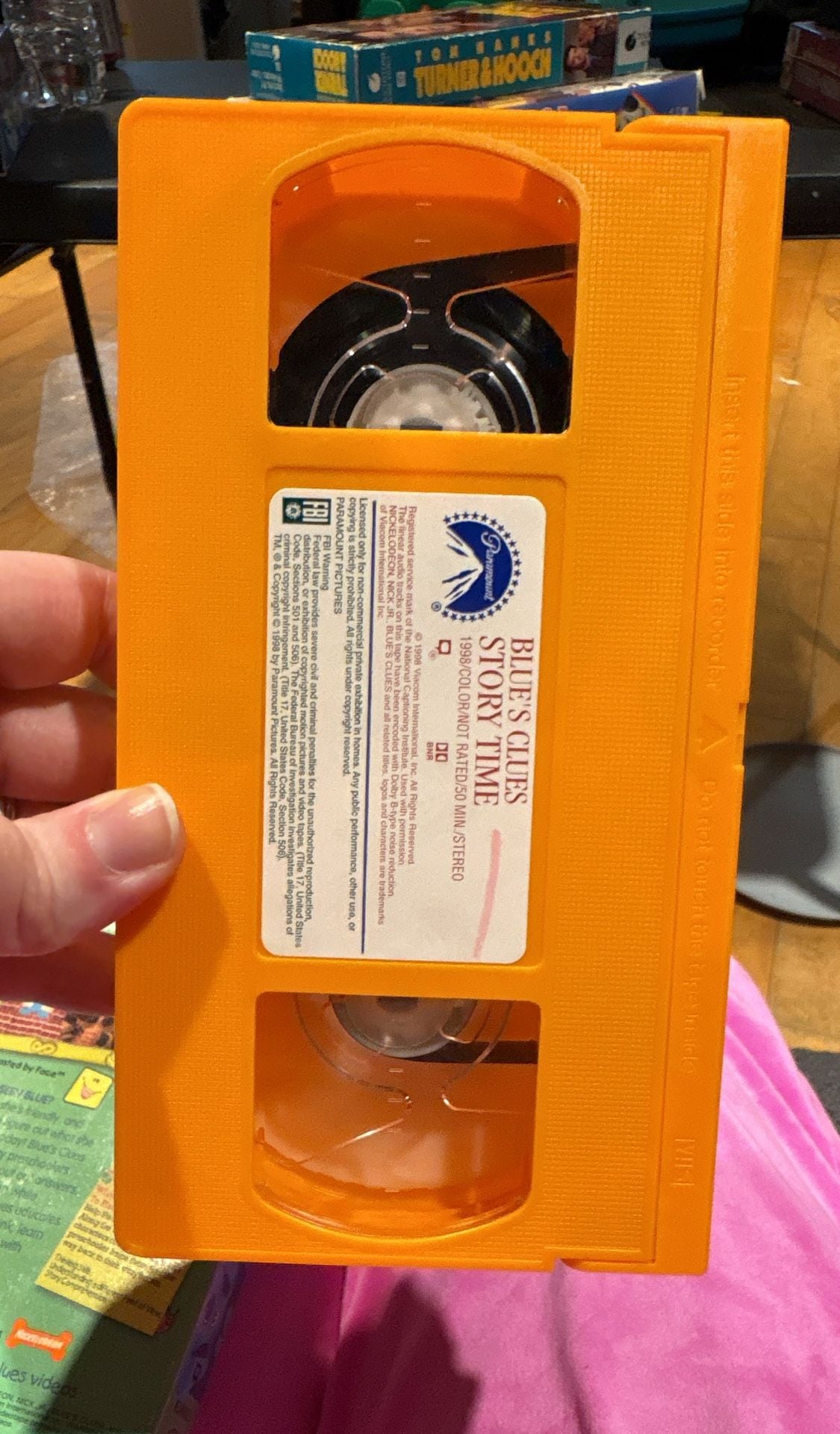 Blue's Clues Story Time VHS Tape 3