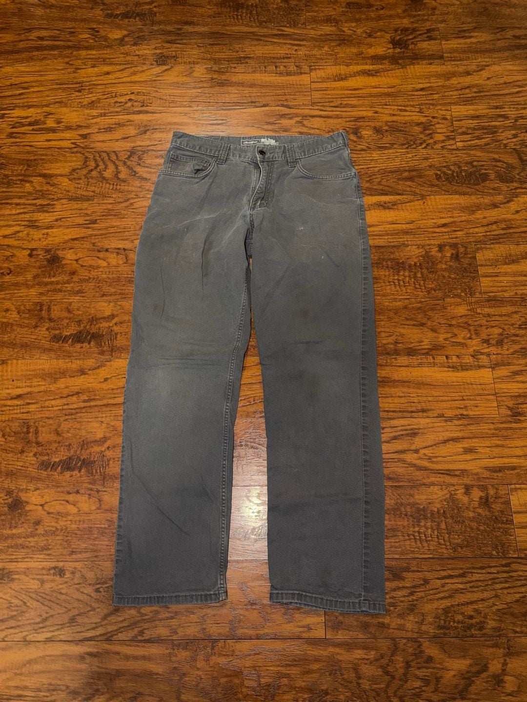 Carhartt Relaxed Fit Canvas Work Pants Gray 2