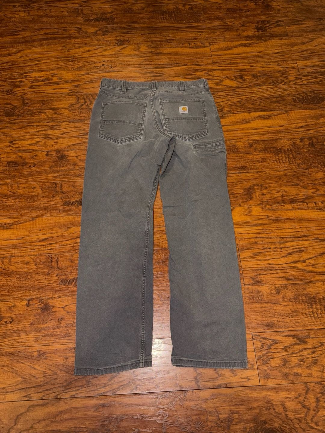 Carhartt Relaxed Fit Canvas Work Pants Gray 8