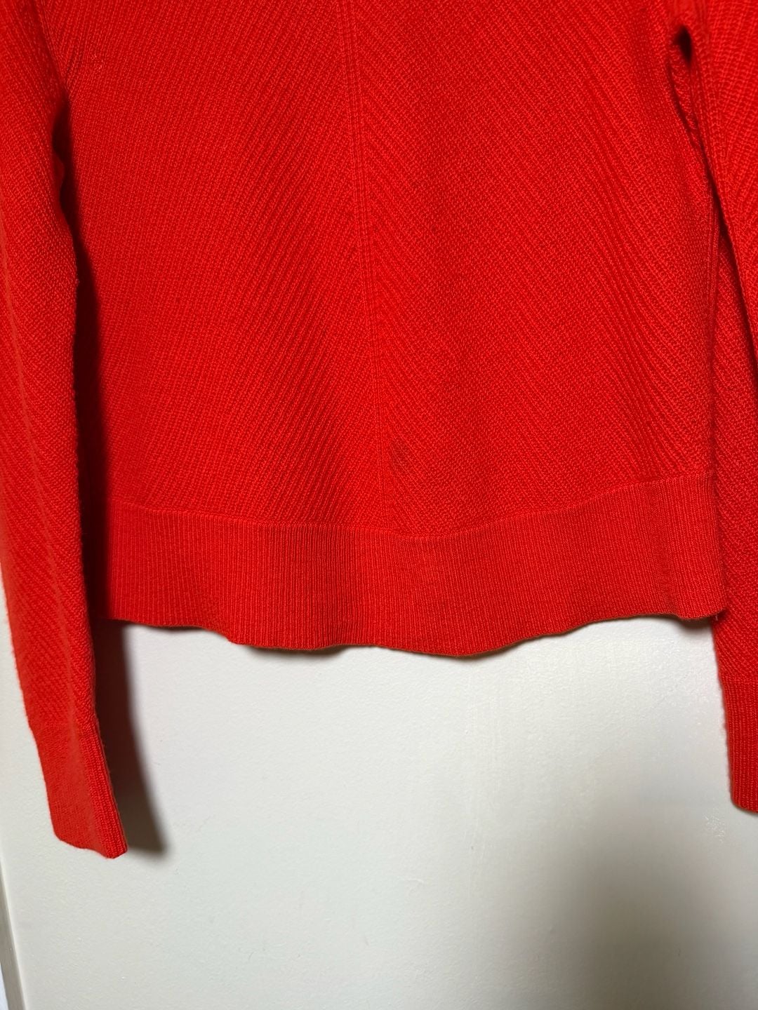 Rag & Bone Valentina Ribbed Cashmere Sweater Size XS Red 7