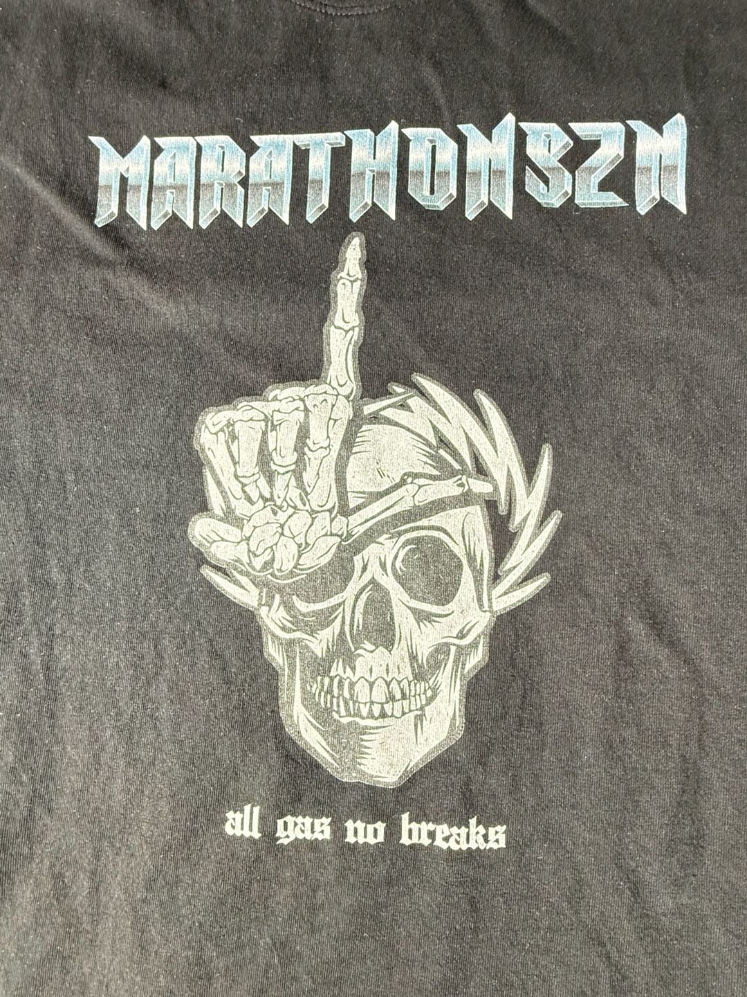 Los Angeles Apparel Marathonszn T-Shirt Size S Black 3