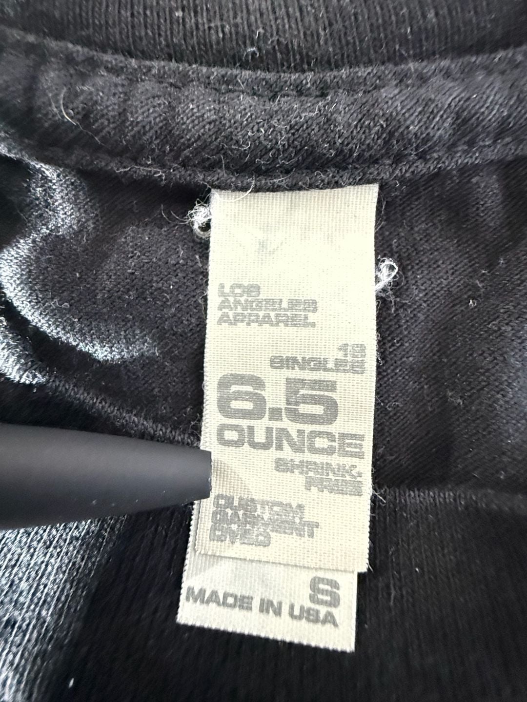 Los Angeles Apparel Marathonszn T-Shirt Size S Black 4