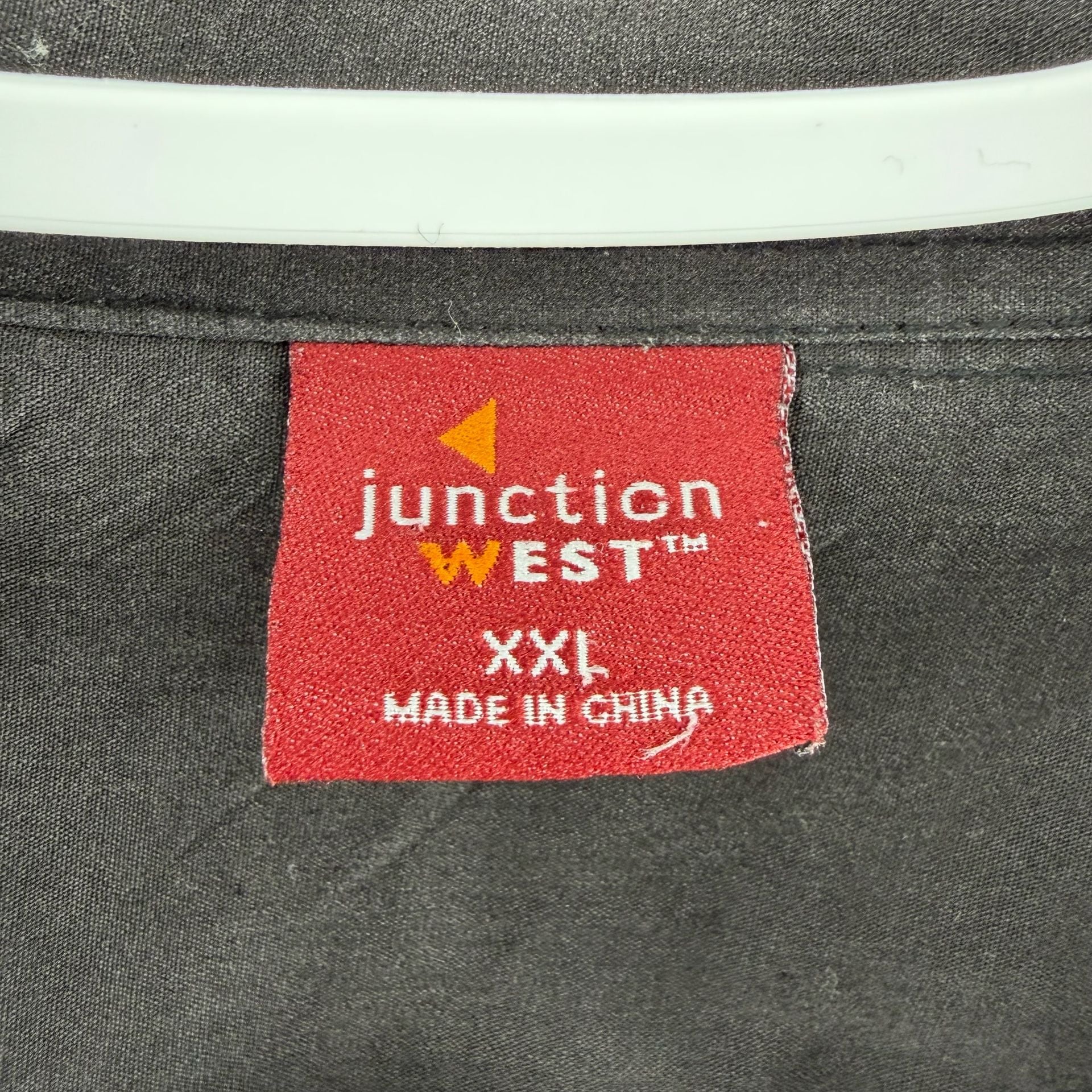 1666 Junction West Short Sleeve Button Up Shirt XXL Charcoal 4