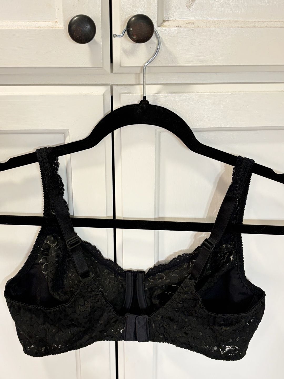 Vintage Playtex Collection Black Lace Bra 38C Style 4239 Underwire Lingerie Sexy 10