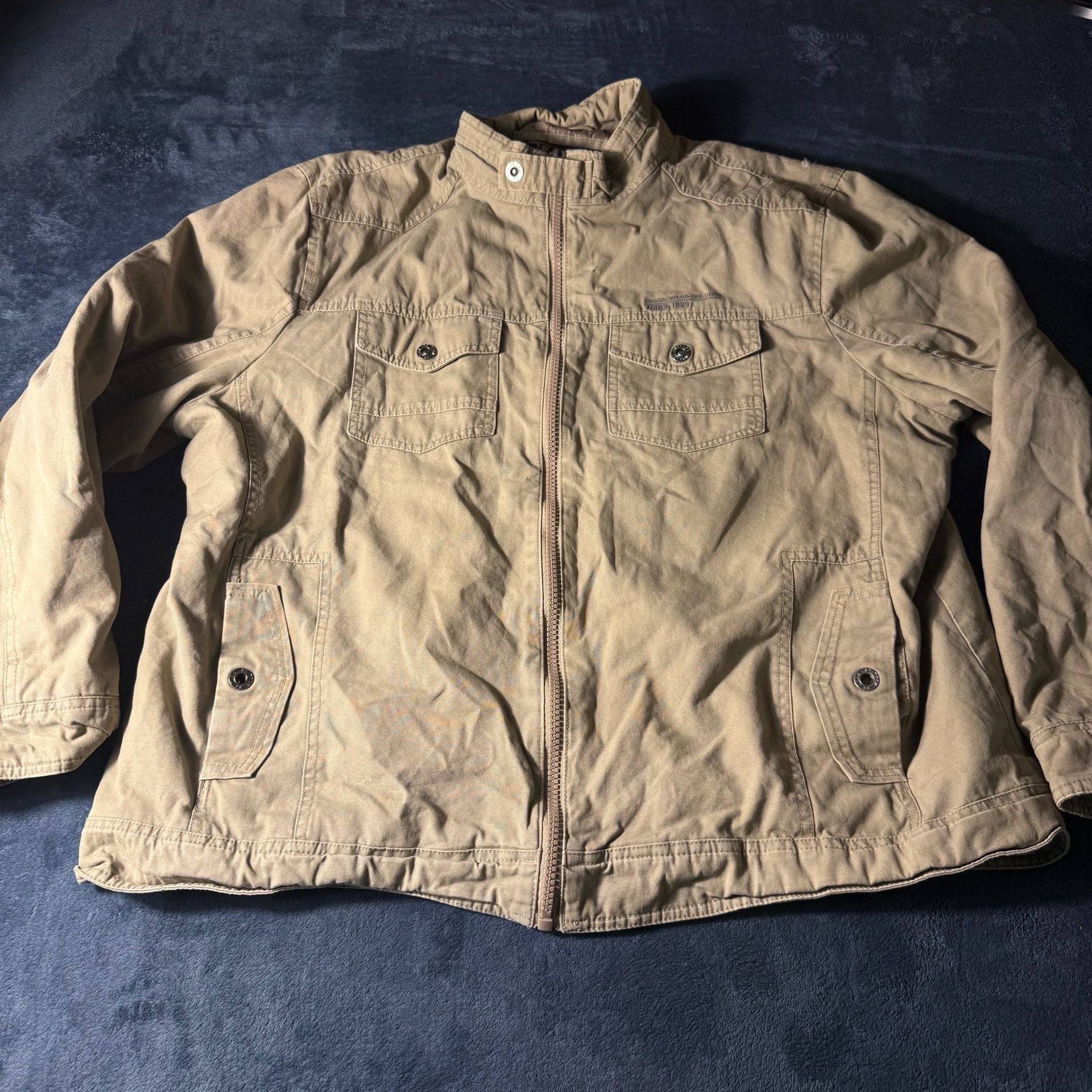 Truworths Man T-Man 1989 Jacket XXXLarge Tan Casual 2