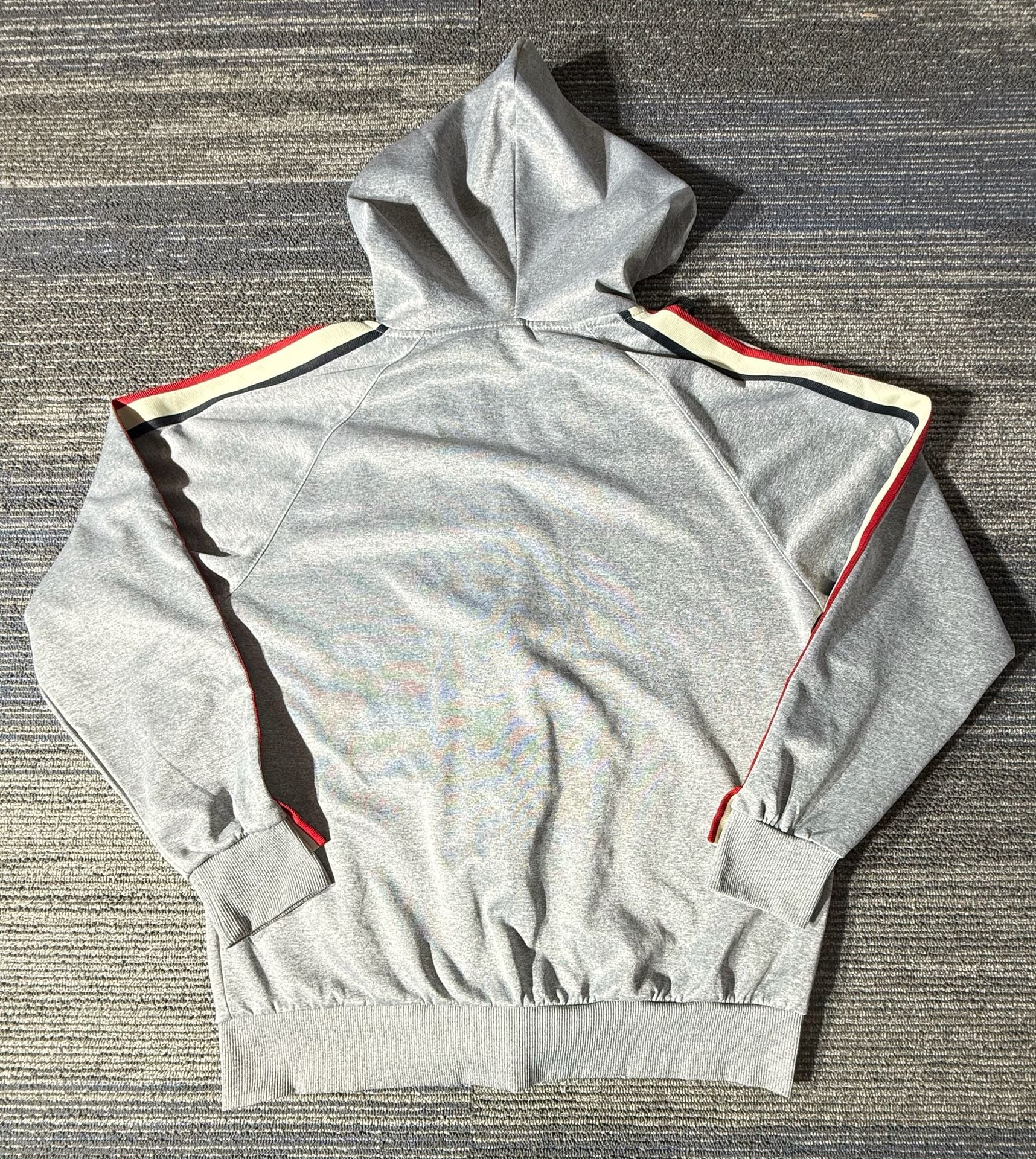 HT 16 Hoodie Size L Gray Full Zip Track Jacket 8