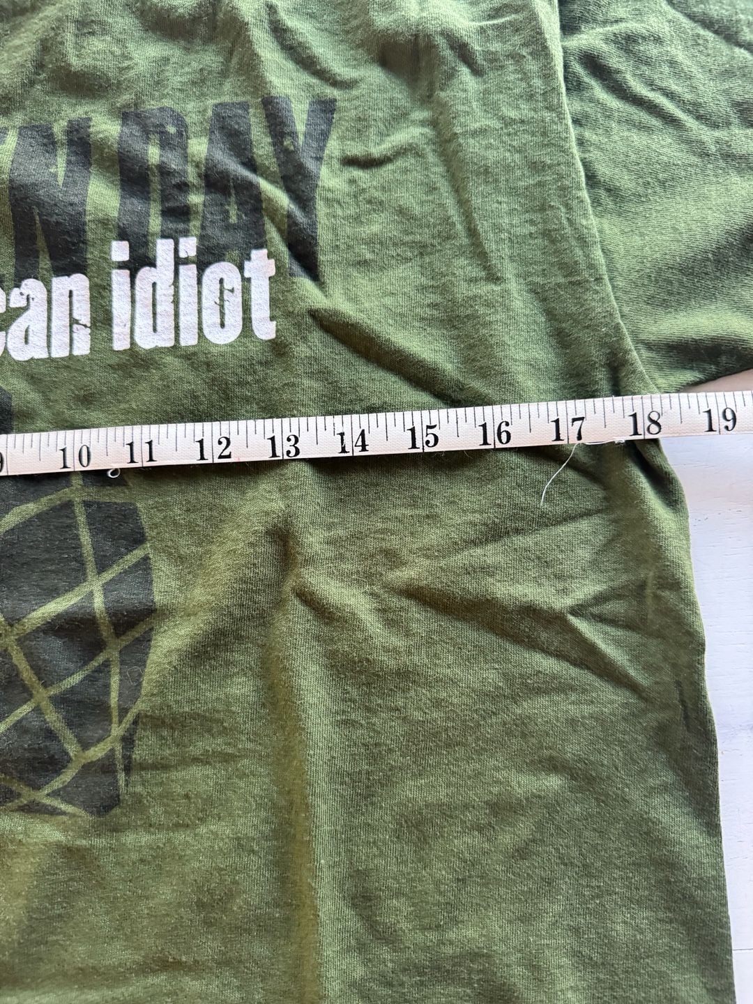 Fruit of the Loom Green Day American Idiot T-Shirt Size M 7
