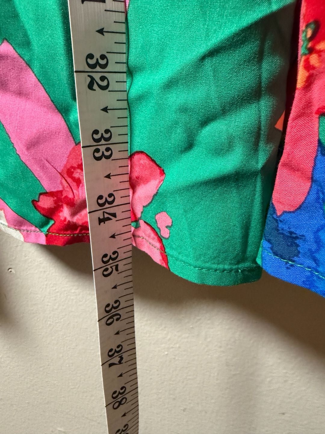 J. Crew Printed Faux Wrap Midi Skirt Size XL Bright Clover 5